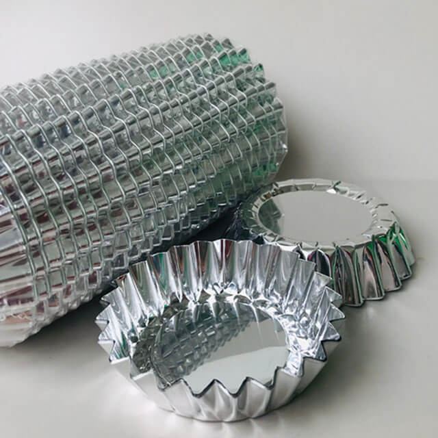 まほろば マドレーヌアルミ8号（40μ銀） 500枚
