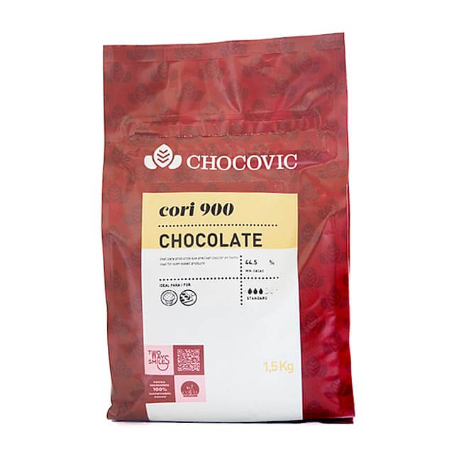 【夏冷】《チョコヴィック》 クーベルチュール（焼成用）コリ44%　[1.5kg]