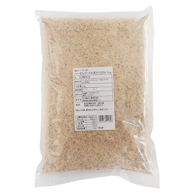 ヘーゼルプードル皮付100％ 1kg