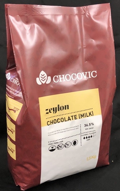 【夏冷】《チョコヴィック》 ミルククーベルチュール セイロン36.5%　 [1.5kg]