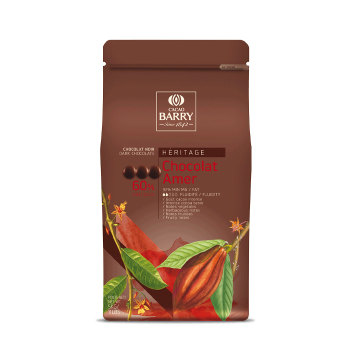 カカオバリー ピストールショコラアメール 60% 5kg