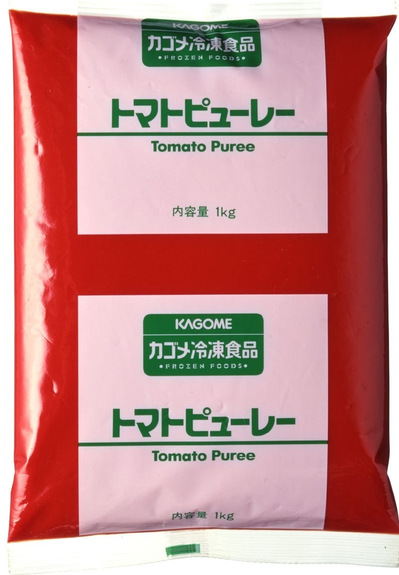 【冷凍】《カゴメ》 冷凍トマトピューレ（フィルム）　 [1kg]