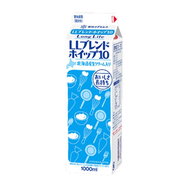 雪印メグミルク LLブレンドホイップ10 1000ml