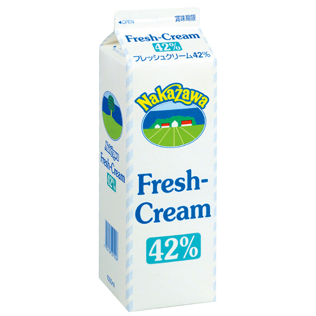 【冷蔵】《中沢乳業》フレッシュクリーム42％【1000ml】