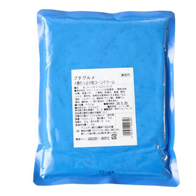 ソントン プチグルメ 十勝たっぷり粒コーンクリーム 500g