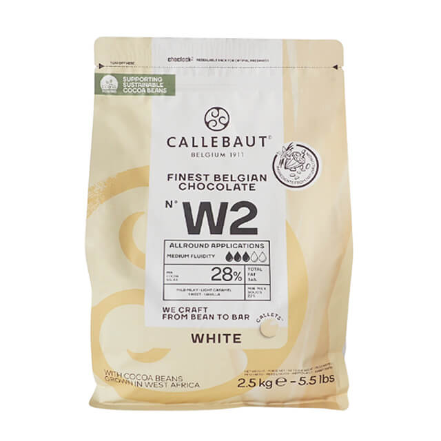 カレボー ホワイトチョコレート W2 28% 2.5kg