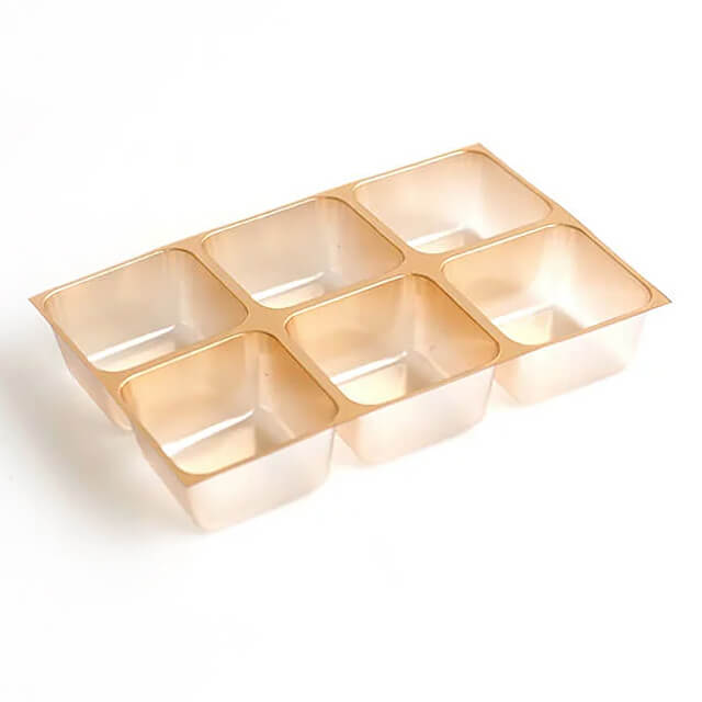 かねみつ インナートレーチョコレート 6個用（ゴールド）48890 100個