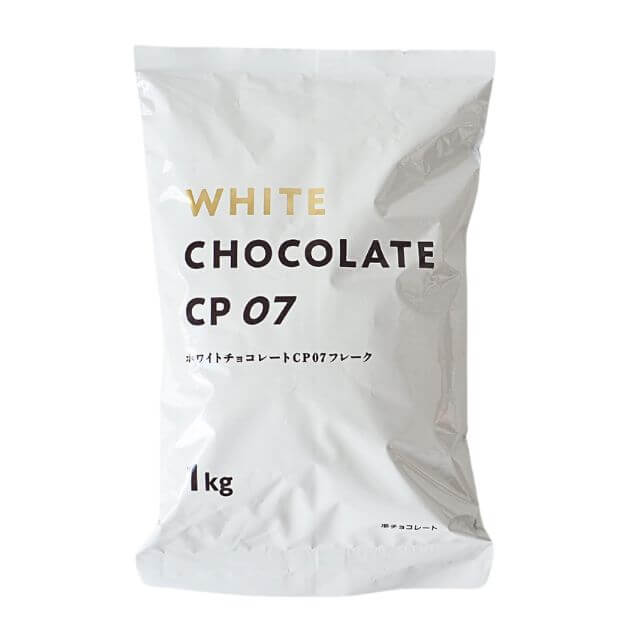 不二製油 ホワイトチョコレートCP07フレーク 7% 1kg
