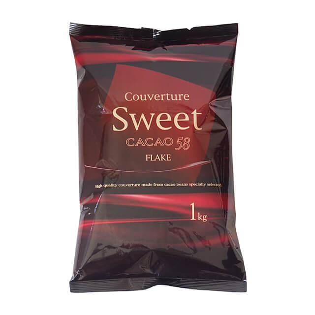 不二製油 クーベルチュール スイート（フレーク）58% 1kg